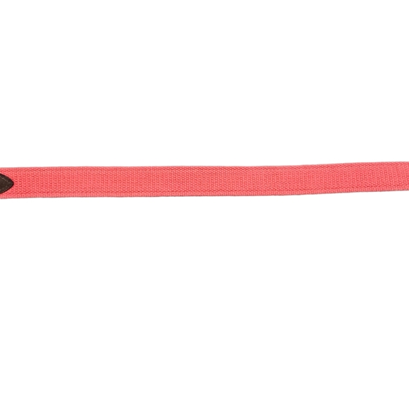 Vineyard Vines Fish Belt Men's Size 30 Leather Canvas Fabric Blue Pink Aquatic - Picture 9 of 15